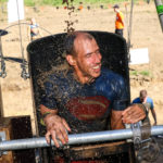 Participant comes out from the tube, smiling
