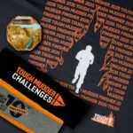 Tough Mudder shirt, headbands and medal