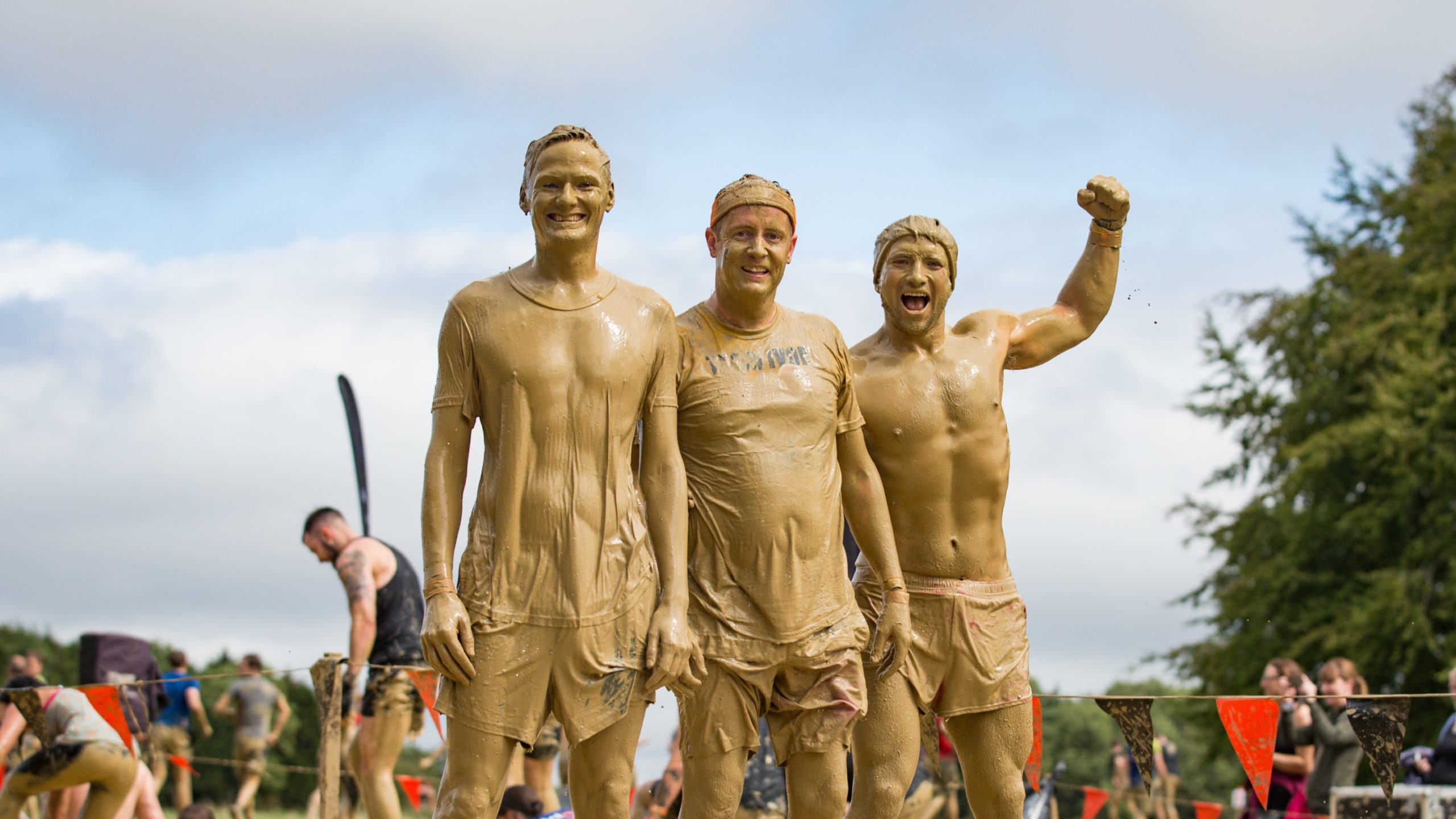 Muddy participants at Tough Mudder